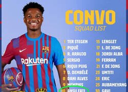 Enlace a ¡Ansu vuelve a una convocatoria! Otra vez...