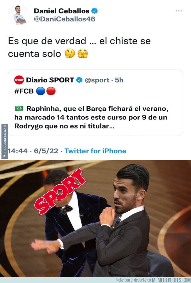 1161107 - Ceballos 'atiza' al Diario Sport