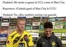 Enlace a Haaland al Barça y Mbappe al Madrid, hubiese sido legen...dario