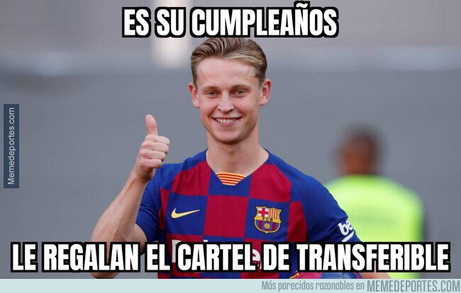 1161448 - El regalo del Barça a De Jong por su cumpleaños