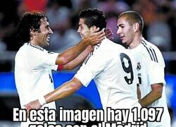 Enlace a Los tres máximos goleadores de la historia del Madrid en una sola imagen