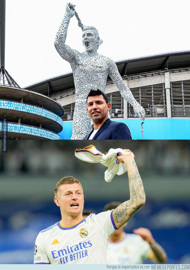 1161540 - Bonita estatua de Kroos en el Etihad