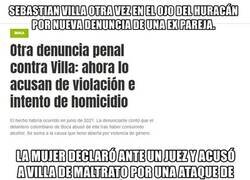 Enlace a Sebastian Villa vuelve a ser acusado de violencia de género