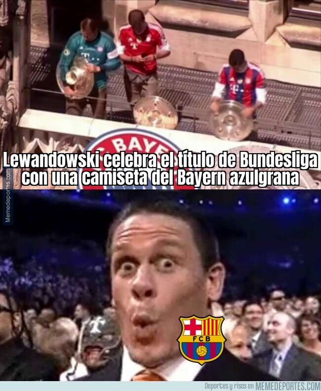1161658 - ¿Guiño de Lewandowski al Barça?
