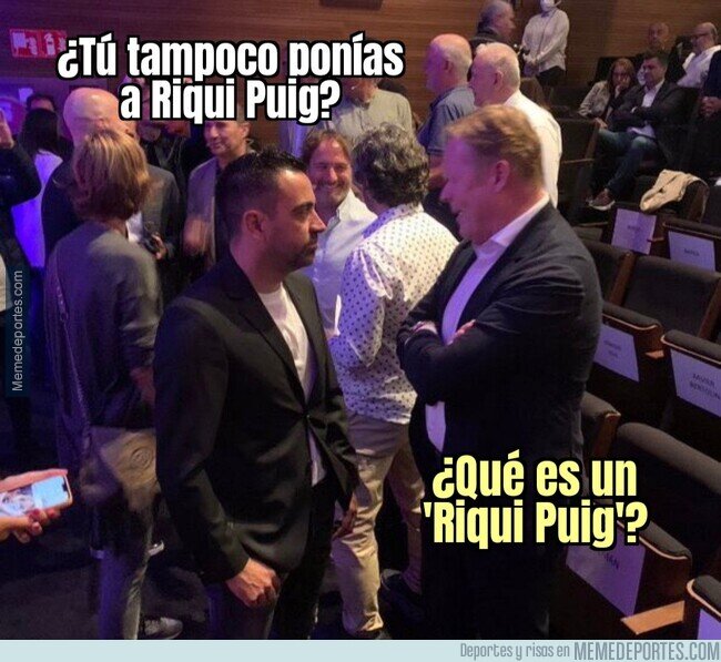 1161694 - ¿Qué se dijeron Xavi y Koeman?