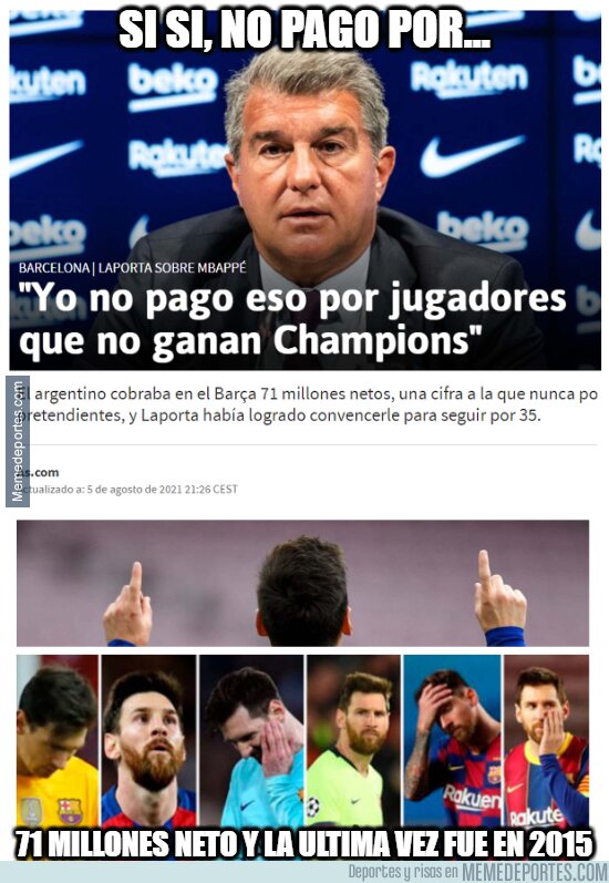1161730 - A Barsa le falta humildad antes que dinero