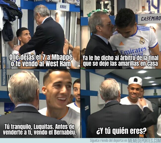 1161739 - Florentino baja al vestuario