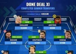 Enlace a El 11 ideal de fichajes que ya se han cerrado