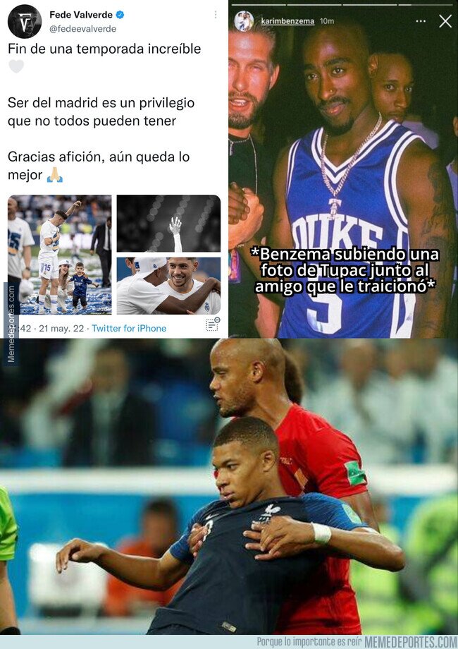 1162123 - Las indirectas de la plantilla del Madrid a Mbappé