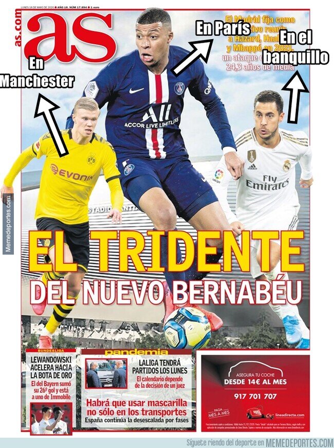 1162224 - El tridente del Madrid