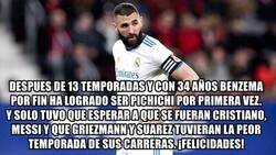 Enlace a El primer pichichi de Benzema