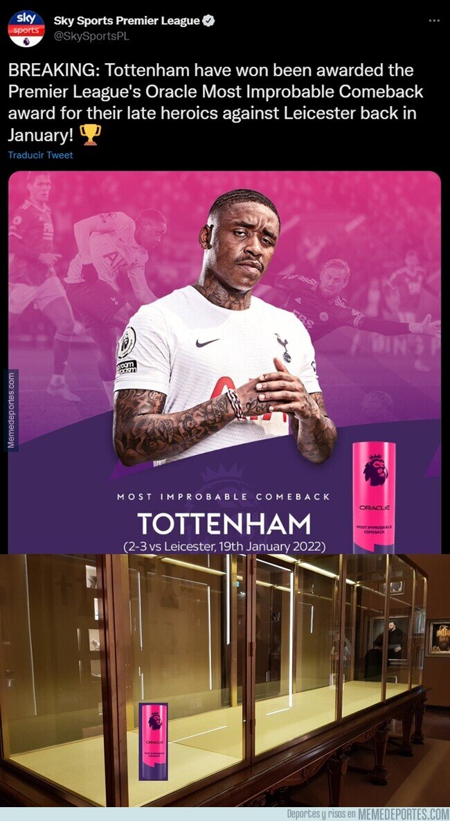 1162428 - El premio a la remontada más improbable. Si, es real.