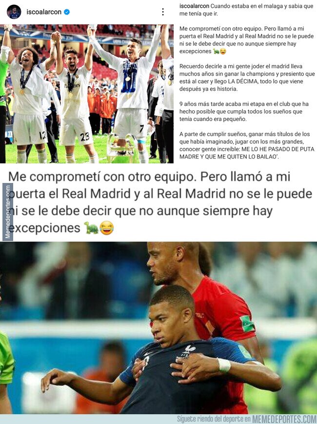 1162701 - El dardo de Isco a Mbappé en su despedida