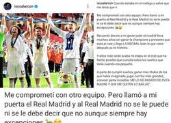 Enlace a El dardo de Isco a Mbappé en su despedida