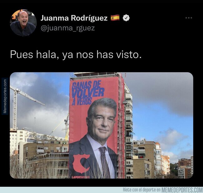 1162752 - Juanma se la devuelve a Laporta