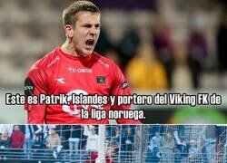 Enlace a ESCÁNDALO. Este portero movía los postes de su arquería antes del partido