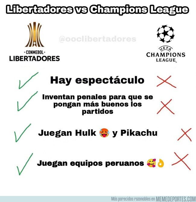 1162821 - Libertadores vs Champions
