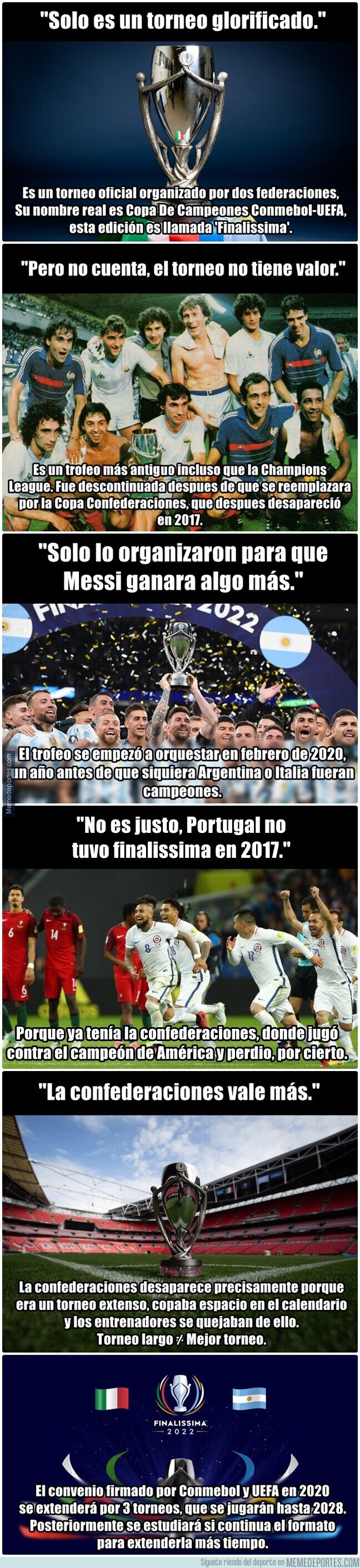 1162920 - Por qué no se debe menospreciar la Finalissima solo porque la ganó un tipo que no me agrada