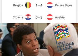 Enlace a Los locos resultados de la Nations League