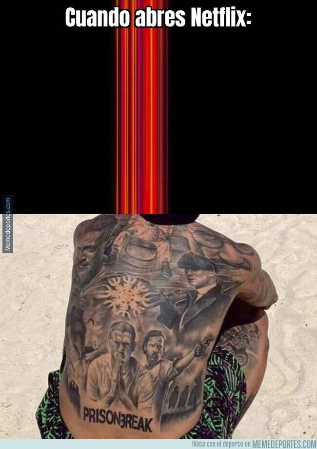 1163554 - La espalda de Otamendi es el menú principal de Netflix