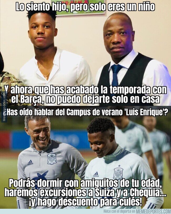 1163561 - Ansu fue con la selección para no jugar ni un minuto