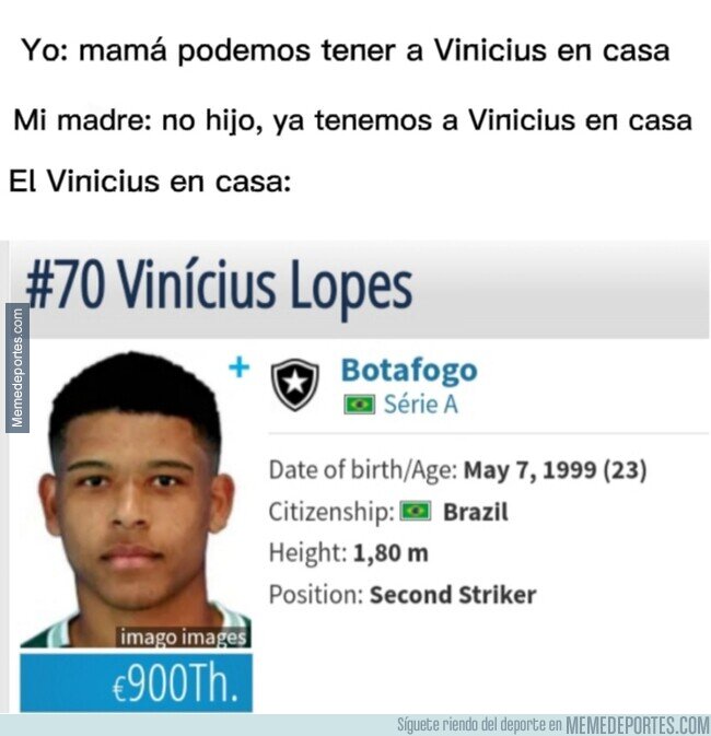 1163656 - Estaba viendo como quedó el botafogo-avaí y me encontré con este jugador