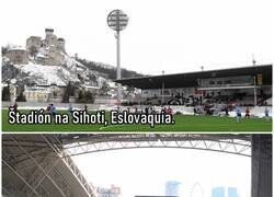 Enlace a 7 estadios con una vista brutal desde adentro.