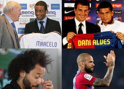 Enlace a Dos leyendas brasileñas en los laterales se marchan casi 15 años después