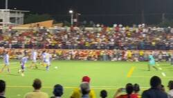 Enlace a Luis Diaz mete un gol en amistoso en La Guajira y medio estadio se va a celebrar con él