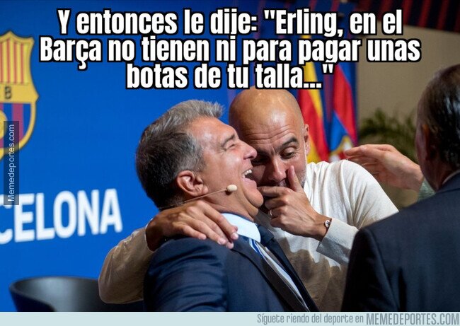 1163981 - Charla distendida entre Laporta y Pep