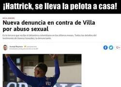 Enlace a Villa es el Ramsey de la violencia de género. Cada vez que anota, aparece una nueva denuncia.