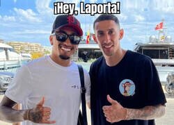 Enlace a Raphinha y Di María se juntan en Ibiza a la espera del Barça