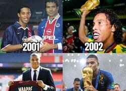 Enlace a Si eres un jugador de época y fichas por el PSG antes de un mundial, te lo llevas