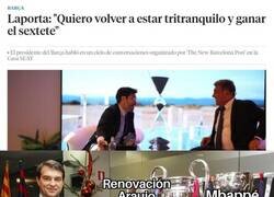Enlace a El actual sextete de Laporta