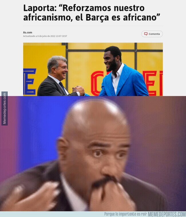 1164957 - Laporta se metió en un jardín