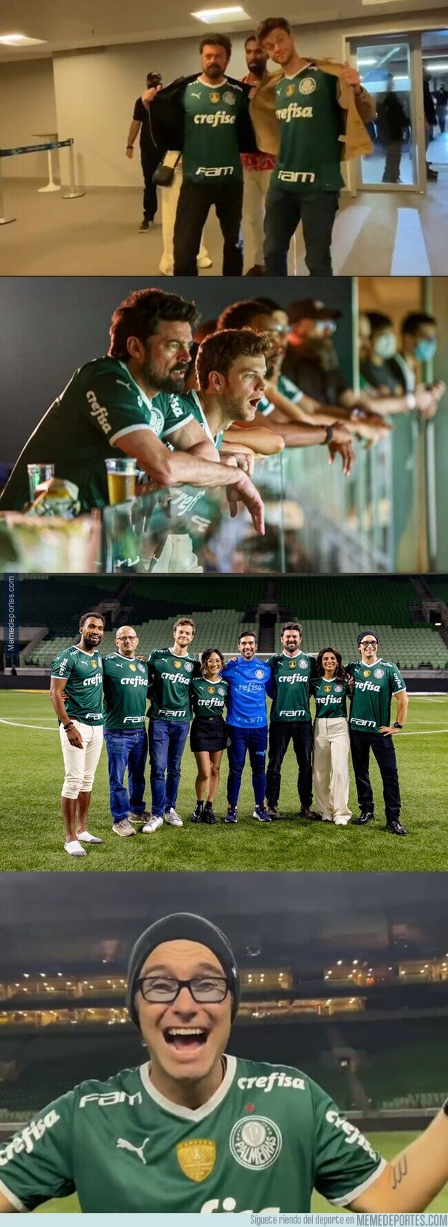 1165022 - The Boys estuvieron presentes en el último partido del Palmeiras