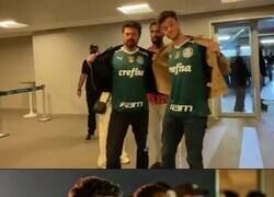 Enlace a The Boys estuvieron presentes en el último partido del Palmeiras