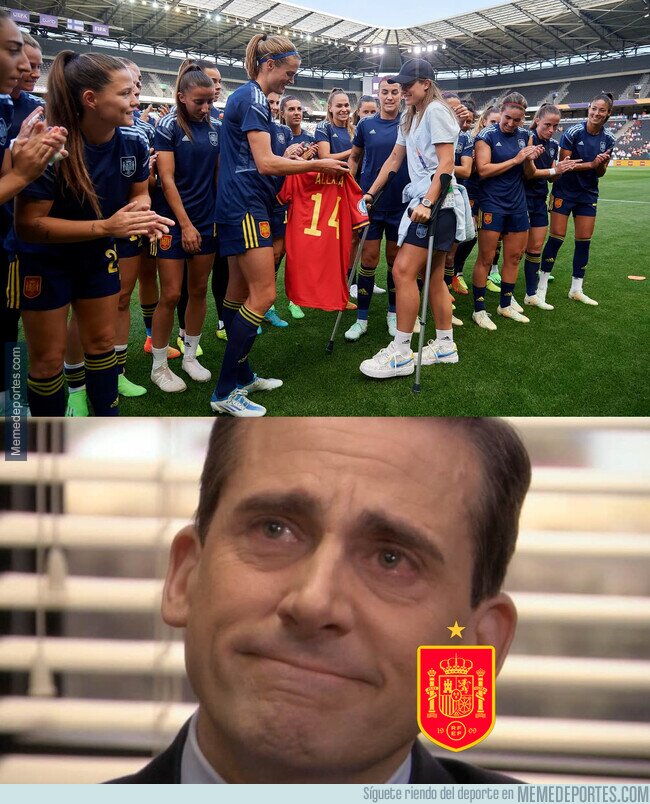 1165199 - El homenaje de la selección a la lesionada Alexia