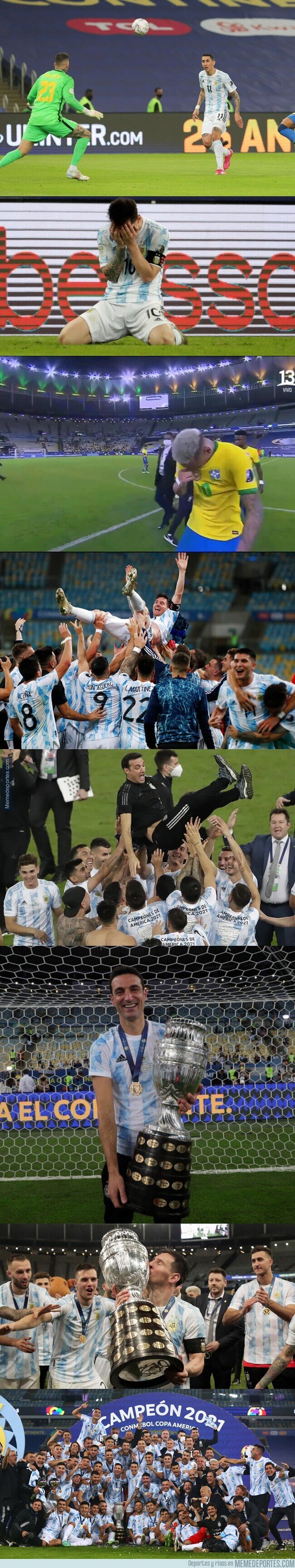 1165218 - Hoy hace un año la Scaloneta rompió una maldición