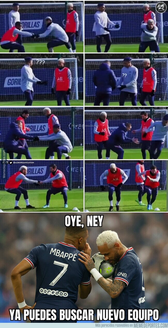 1165365 - El desplante de Neymar a Mbappé