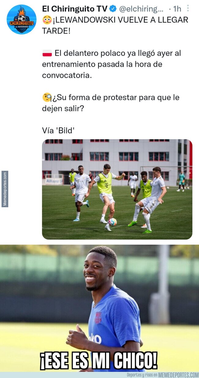 1165442 - Dembélé y Lewandowski van a llevarse muy bien