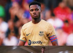 Enlace a Ansu, capitán azulgrana