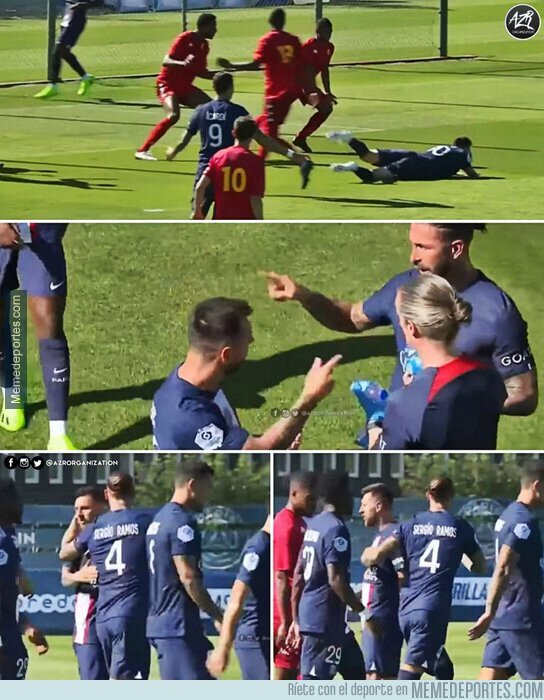 1165538 - Messi gana un penal y se lo obsequia a Ramos. Aún lo estoy digiriendo