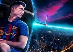 Enlace a Lewandowski aterriza en el Camp Nou