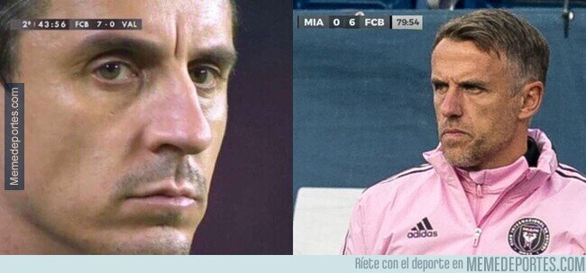 1165963 - Los hermanos Neville saben lo que es ser humillados por el Barça