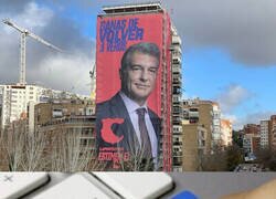 Enlace a Laporta se reinventa en su mensaje a los madridistas