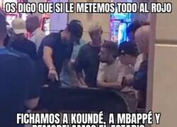 Enlace a Los jugadores del Barça, cazados en el Casino