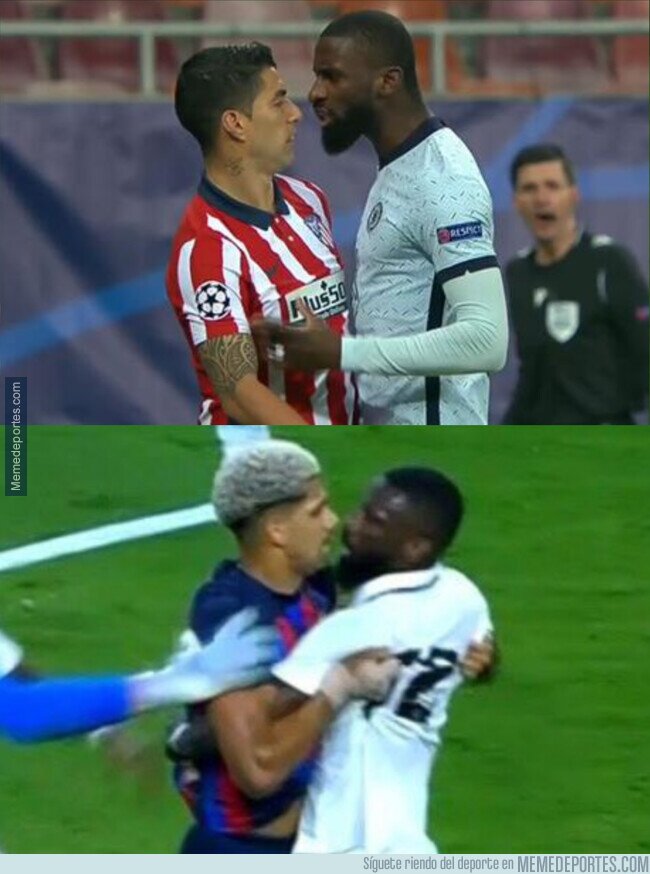 1166435 - ¿Qué le pasa a Rudiger con los uruguayos?