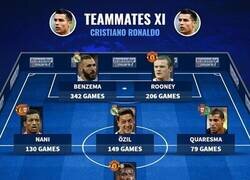 Enlace a El 11 ideal de compañeros de Cristiano Ronaldo
