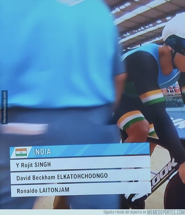 1166702 - El equipo de ciclismo de India parece una reunión de los galácticos